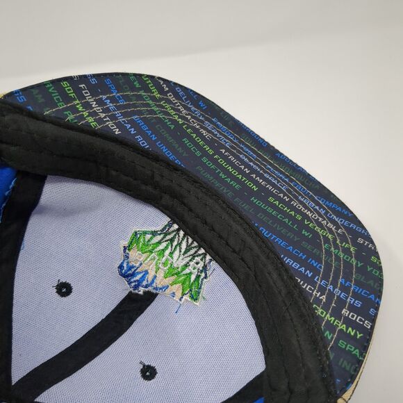 Milwaukee Bucks Snapback Hat Blue One Size Adjustable Embroidered 6 Panel - Picture 7 of 8
